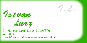istvan lurz business card